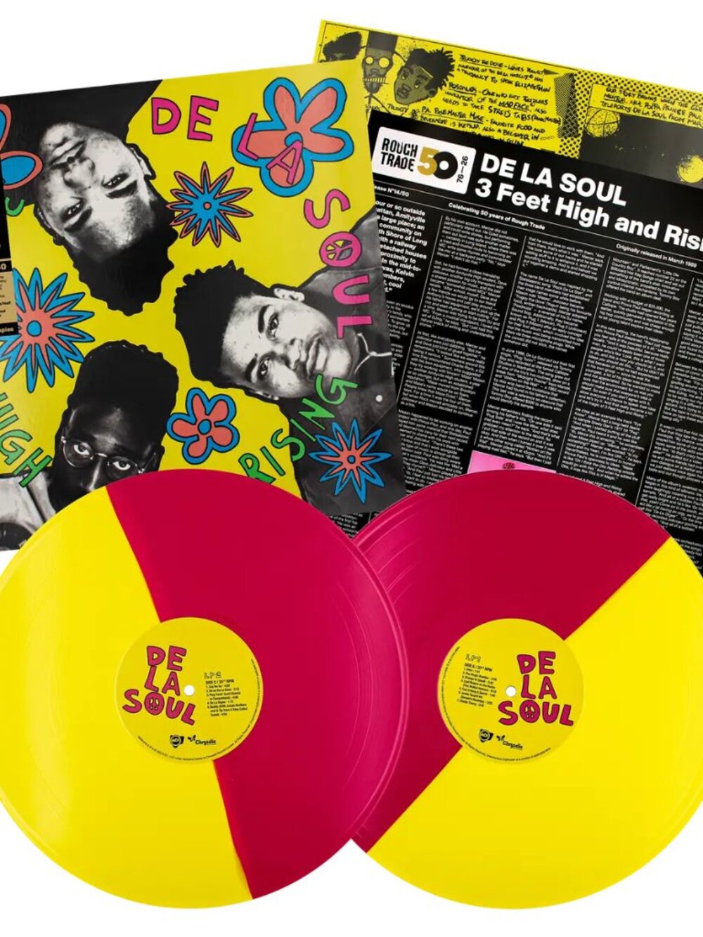 De La Soul 3 Feet High & Rising 2-LP ~ Exclusive Color ~ Ltd 2,000 ~ New/Sealed!